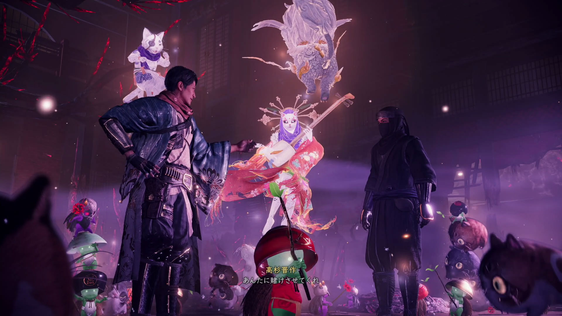 お互い本気で剣を交わした後、なぜか高杉晋作に気に入られてしまう