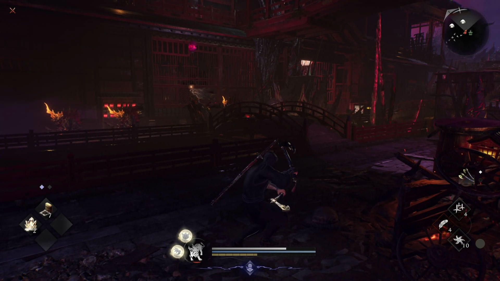 敵の集団が列をなして周回しており、そのまま対峙するのはリスクが大きい