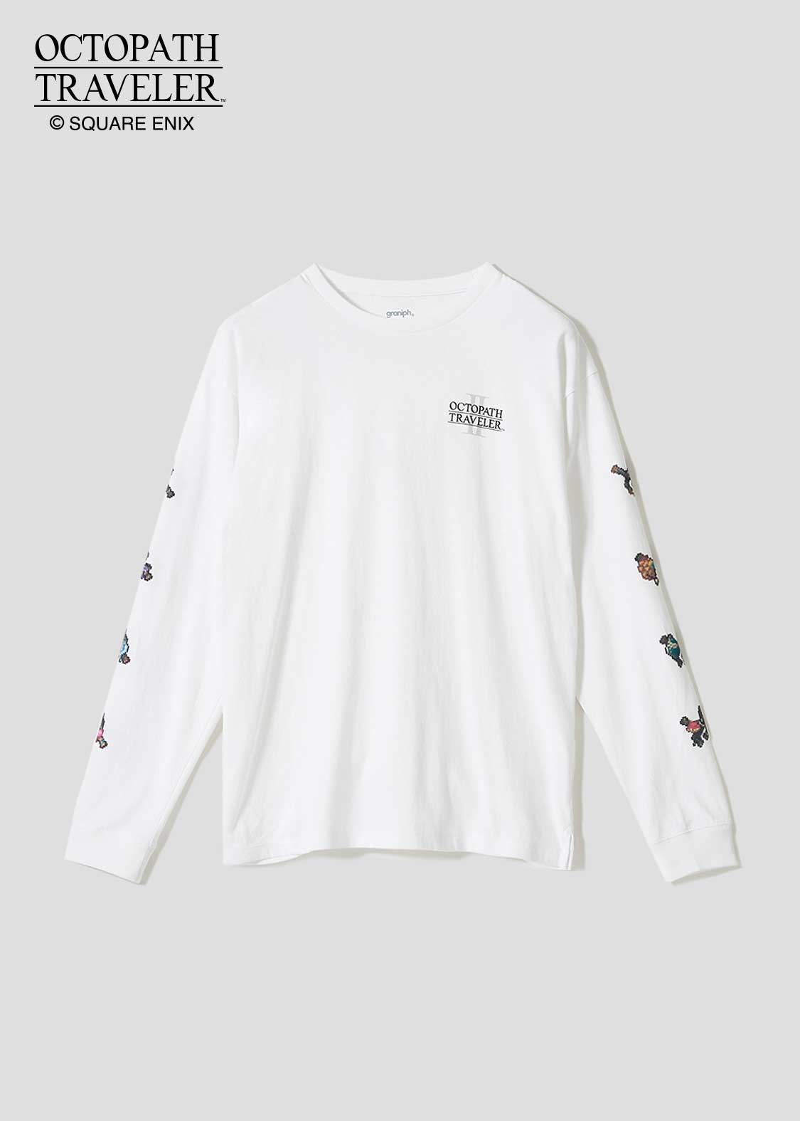 8人の旅人（オクトパストラベラーII）｜長袖Tシャツ：4,900円