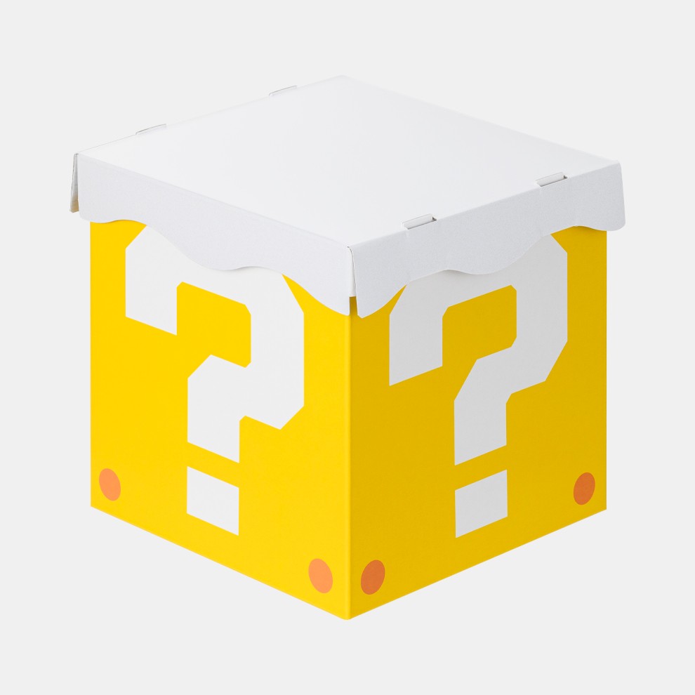 オリジナル特典「冬仕様のハテナブロックボックス」、「ホリデーイラストのステッカー」