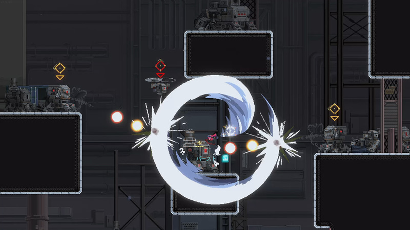 「バースト」で一度に多くの弾丸を防げるとアクションの上手さを錯覚する