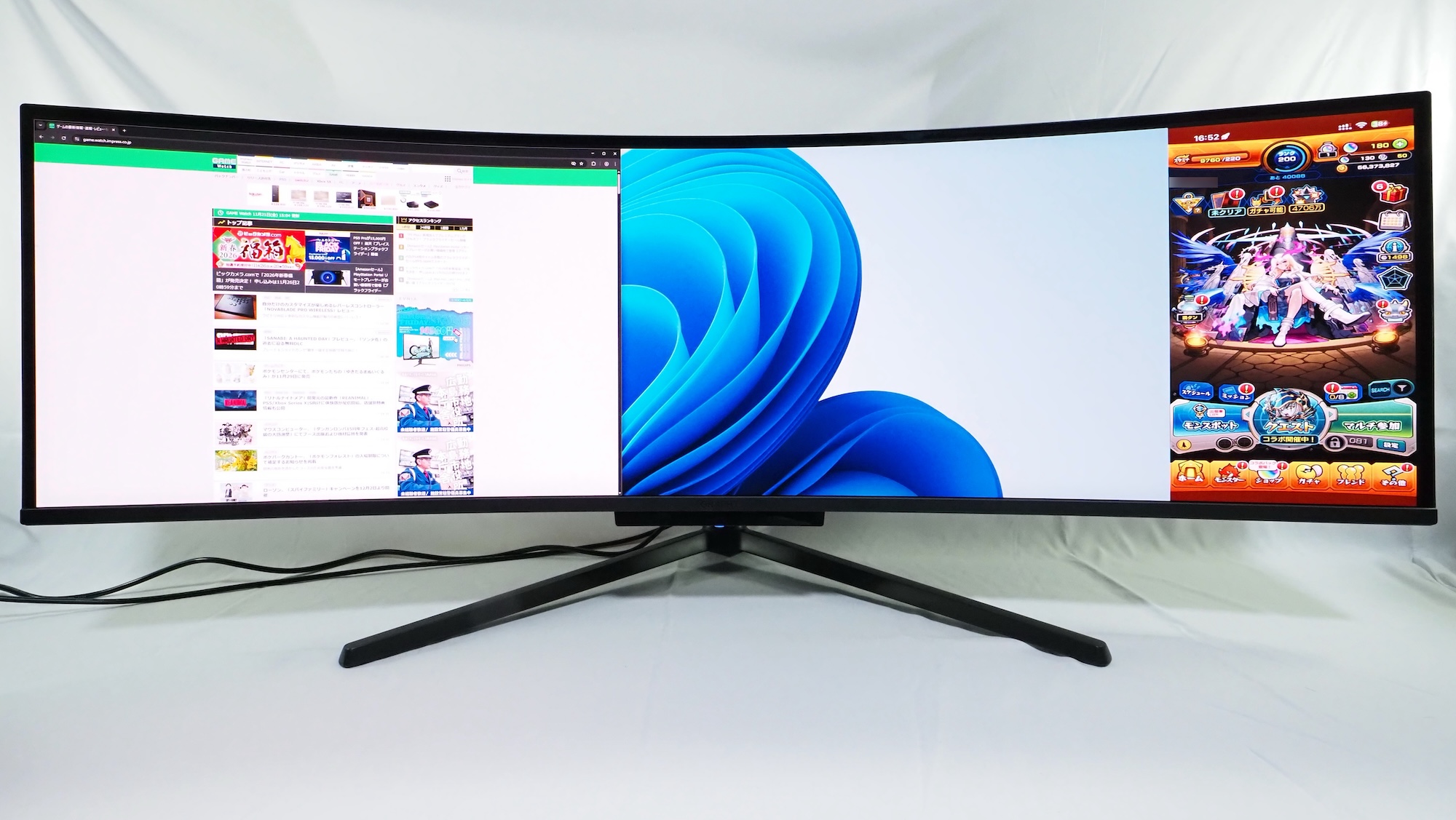 「2Win 2:1」は左をPC、右をスマートフォンの縦画面に最適化