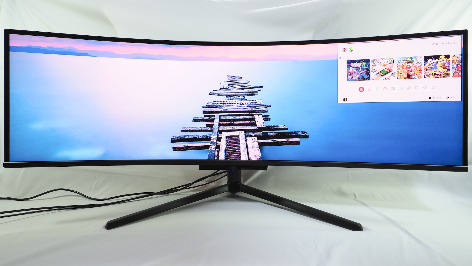 画面の中に小さなウィンドウを配置し、2つの映像入力を表示できる「ピクチャーインピクチャー」