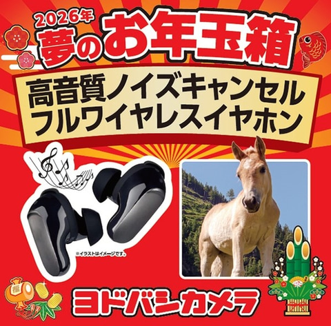 ヨドバシ福袋！ PS5、iPhone、PC本体に周辺機器の福袋抽選受付開始