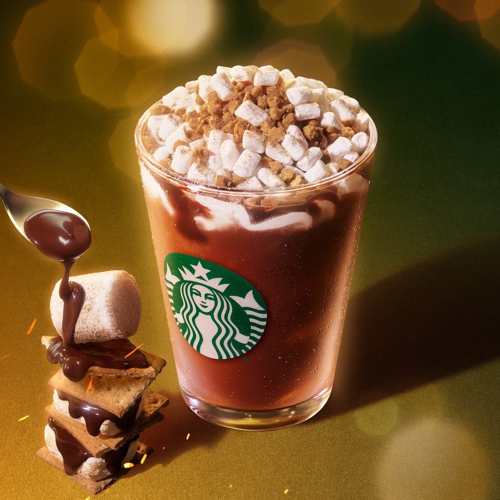 「スモア チョコレート フラペチーノ」 価格：Tall 620円