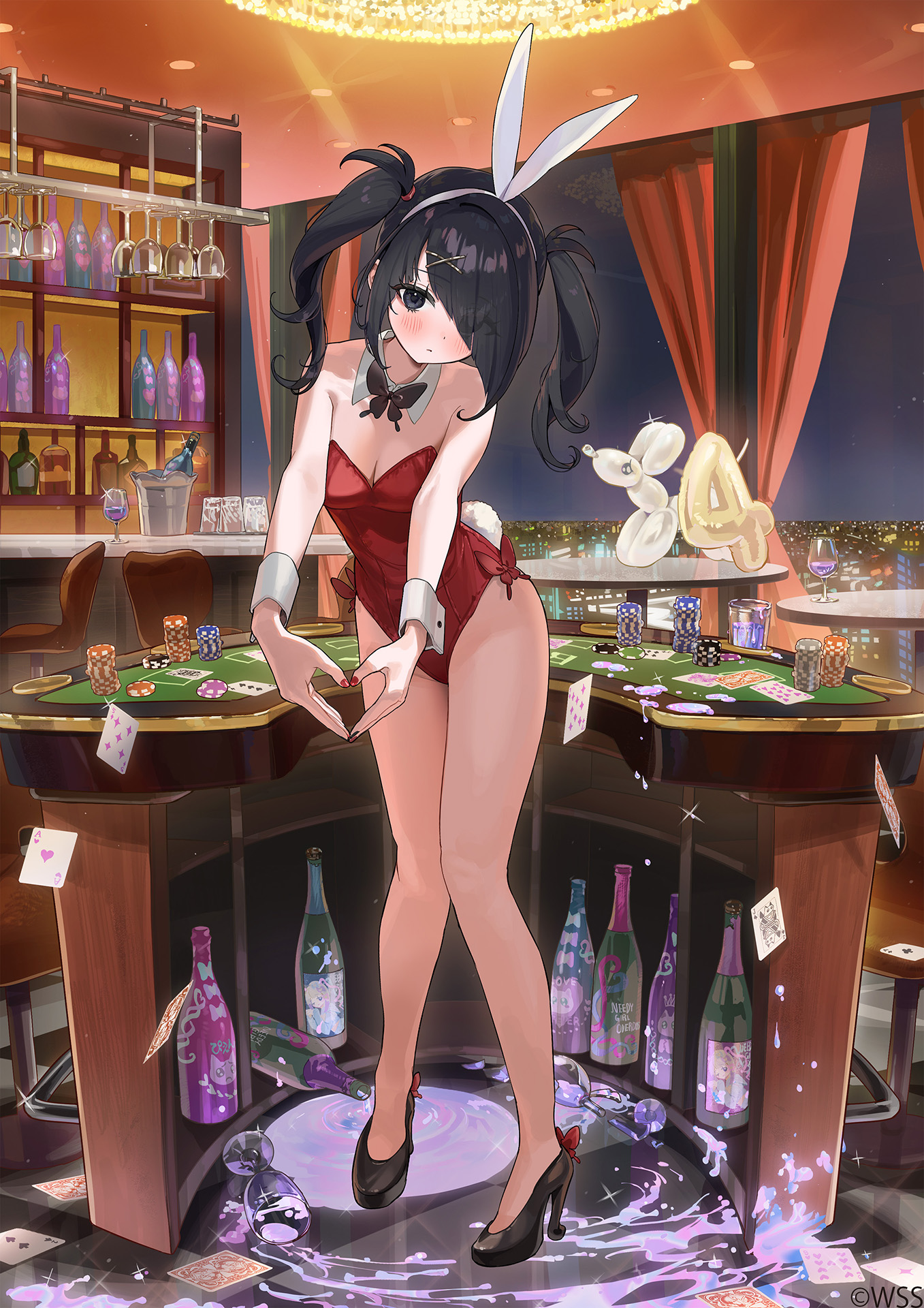 「ニディガ展4(フォー)」オフラインくじ　anne氏(@oici_ne)描き下ろしイラスト(あめちゃん)