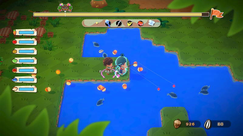 のんびり魚釣りもできる