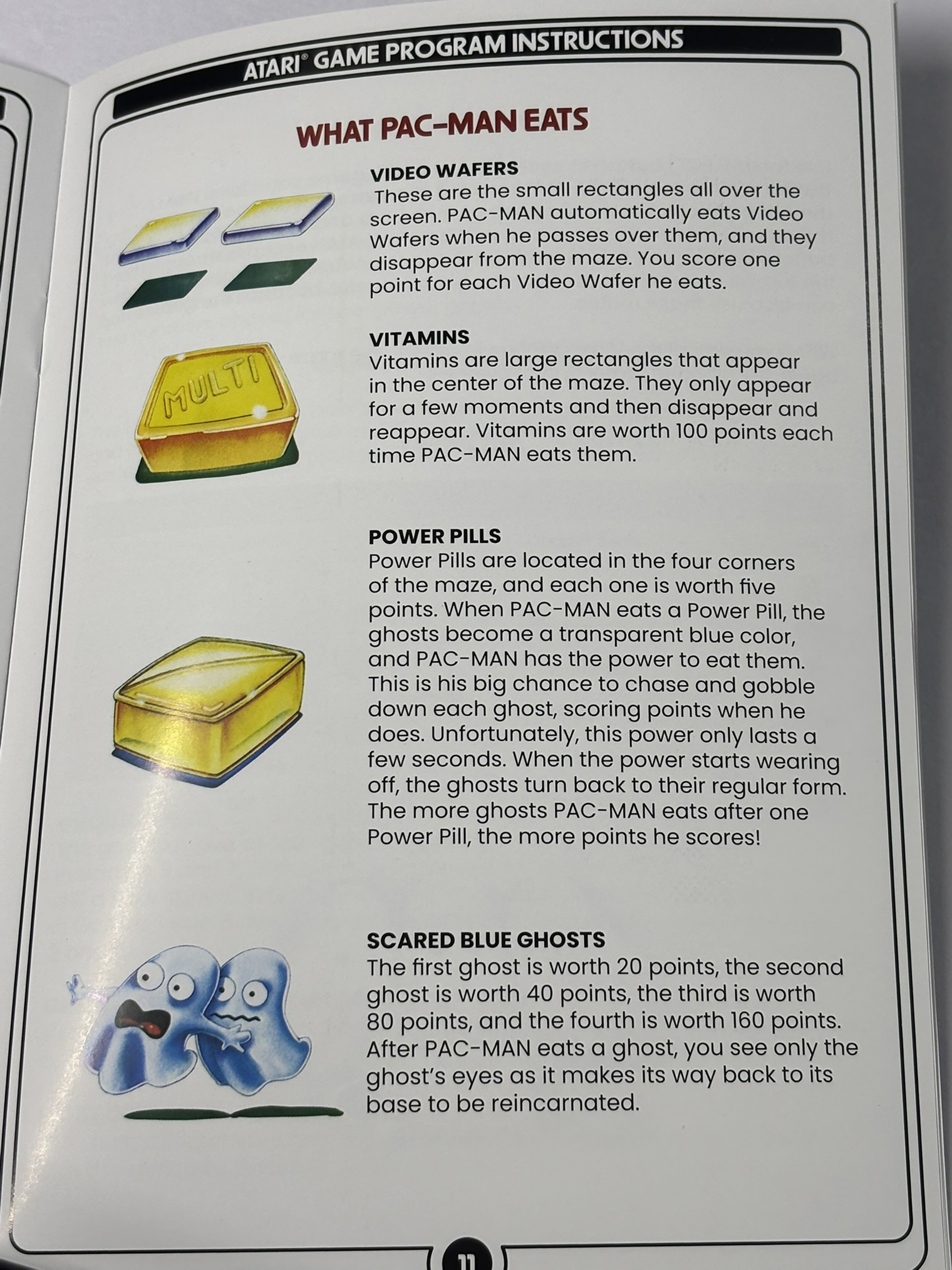 当時のマニュアルの内容も紹介。クッキーが「VIDEO WAFERS」など、独特の解釈が楽しい