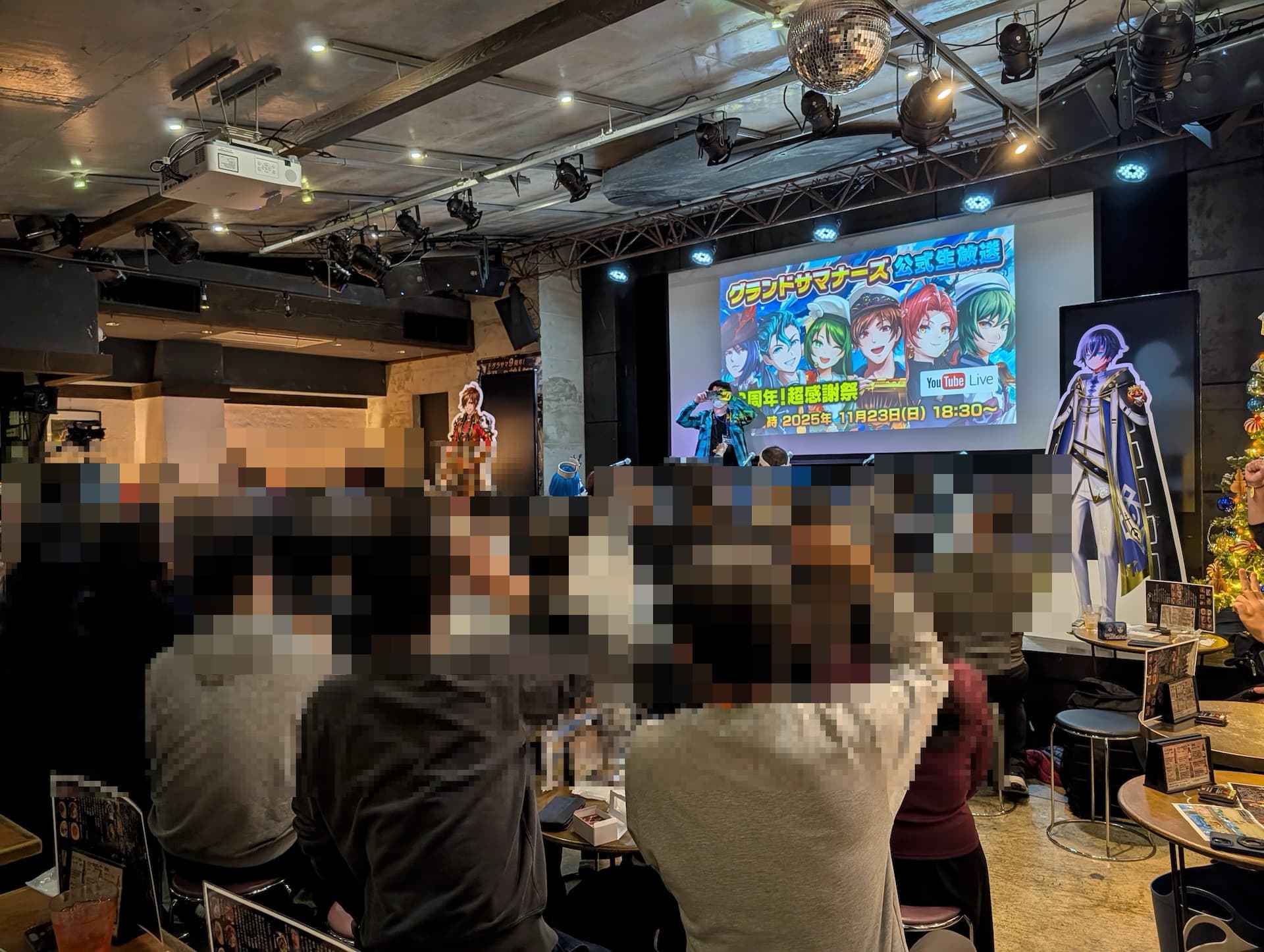 後半戦はX投稿用の記念撮影から