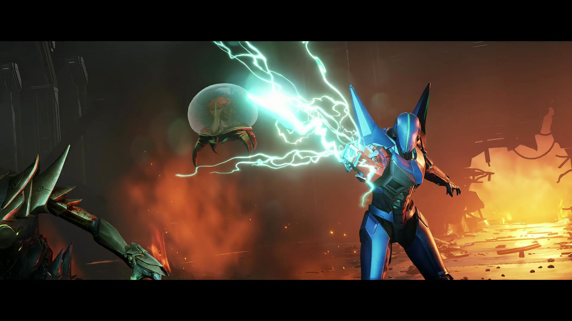 メトロイドを率いて現れるサイラックス。本作でサムスとの関係が明らかになる!?