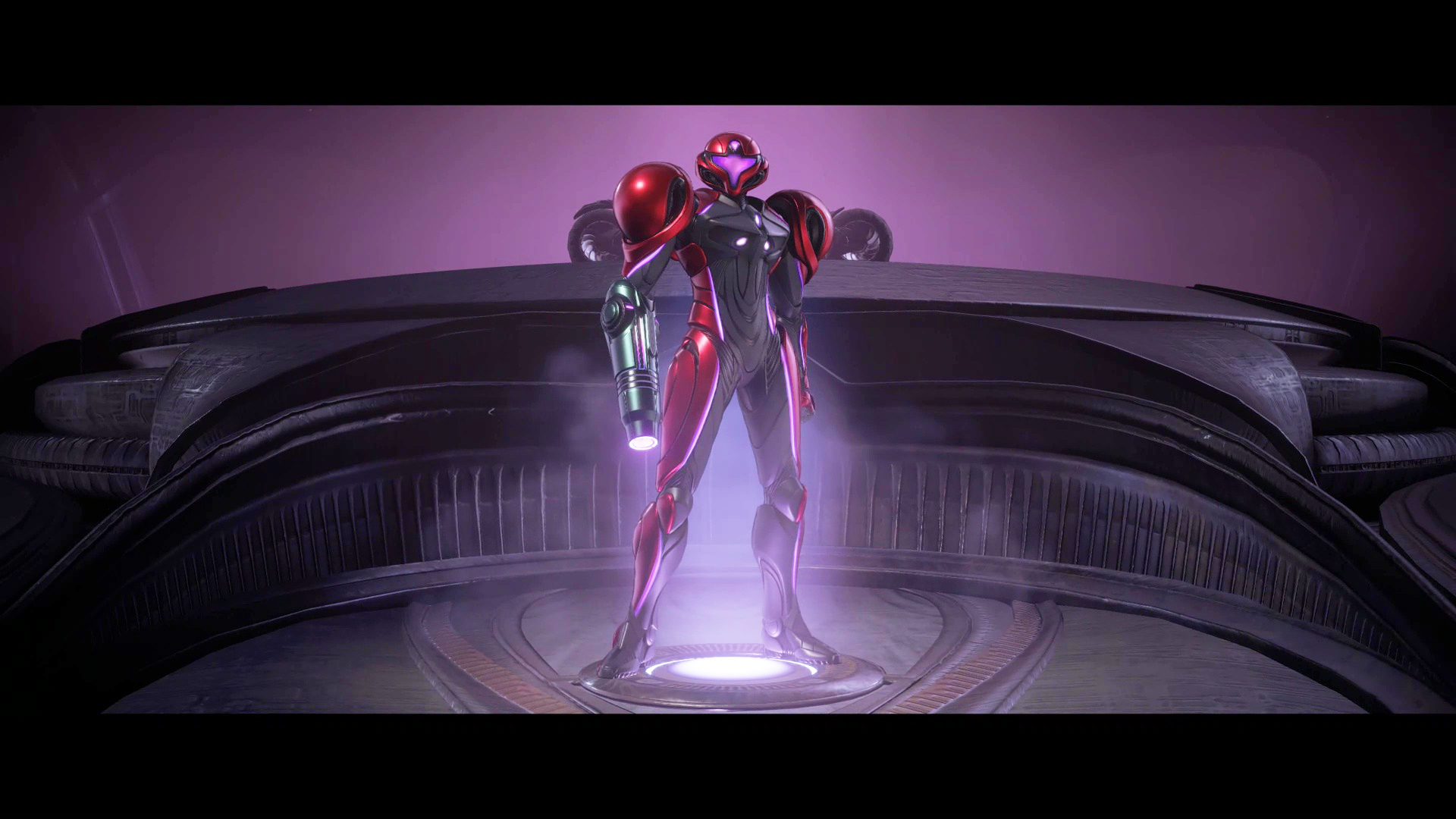 ヴァイオラに乗るために、サムスは新たに「ヴァイオラスーツ」を身に着ける。序盤のバリアスーツとは色やデザインが大きく変わっている