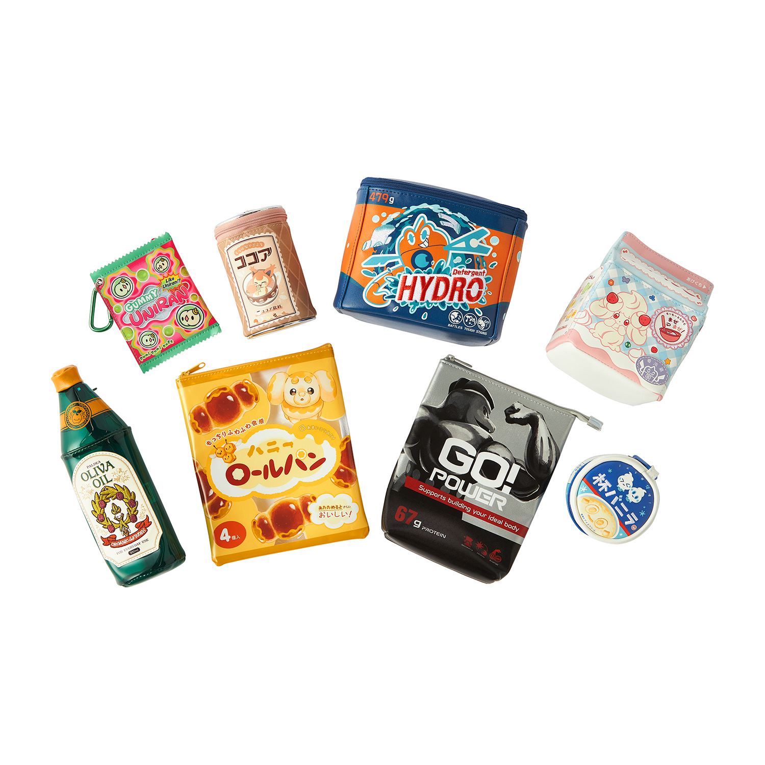 ポーチ全8種 価格：1,100円～