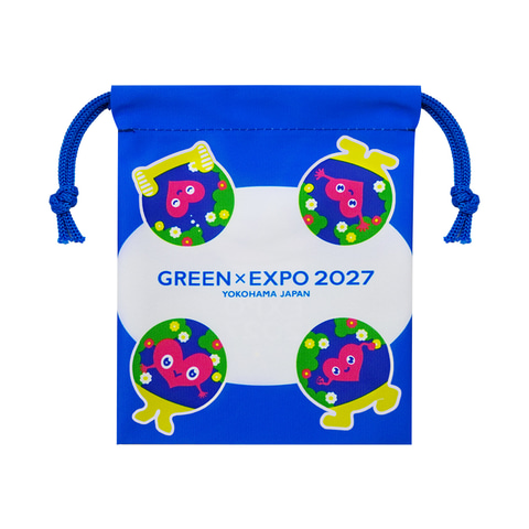 ナップザックや巾着などGREEN×EXPO 2027公式ライセンス新商品5種類を