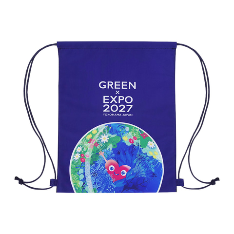 ナップザックや巾着などGREEN×EXPO 2027公式ライセンス新商品5種類を