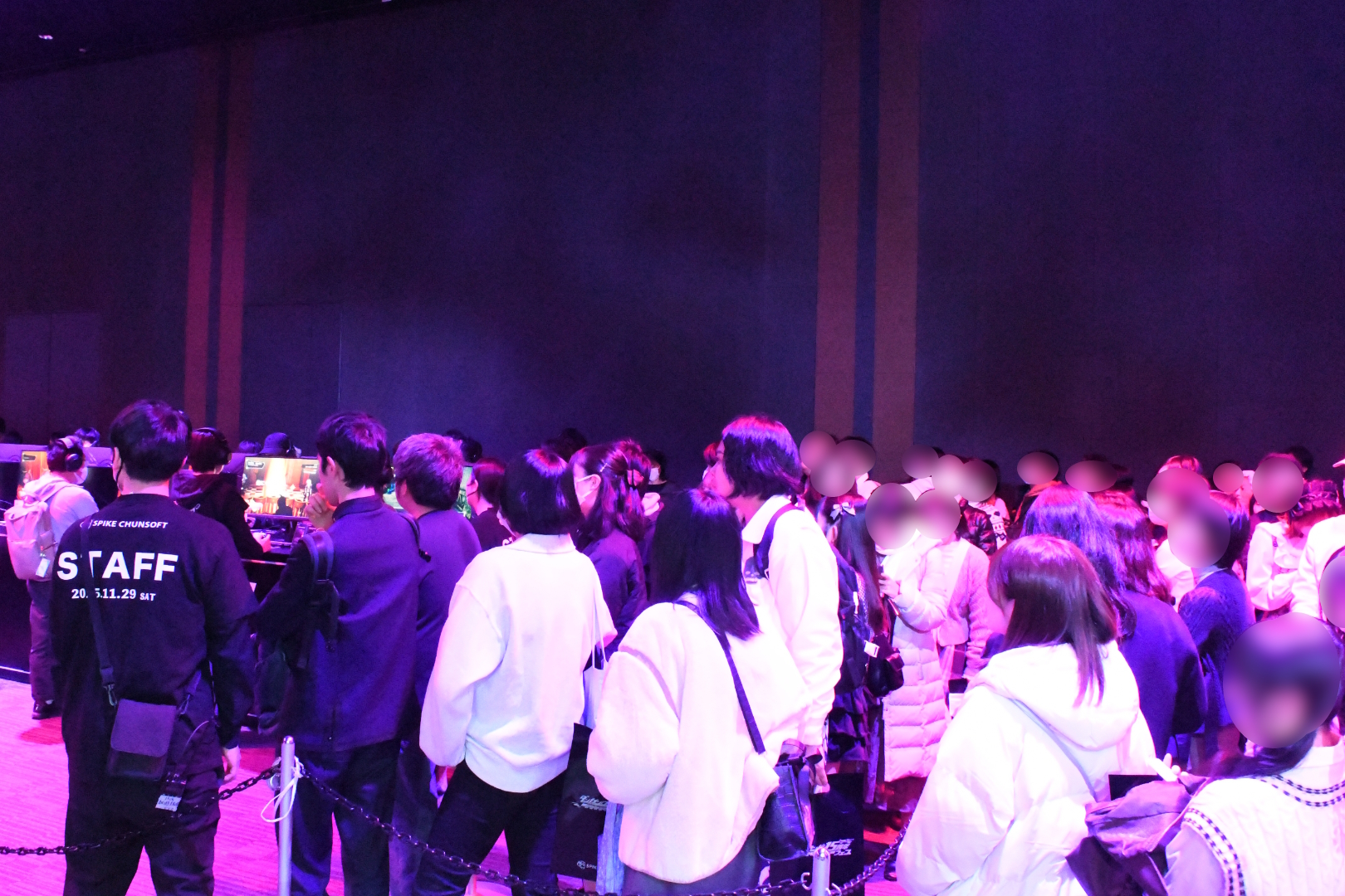 もっとも行列を作っていた試遊体験コーナー。最新作の注目度が伺える