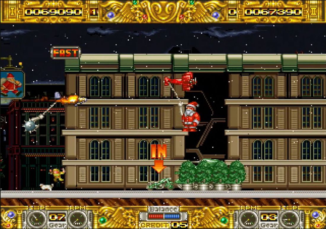 何でも引っ掛ける便利なフック。引っ掛けたものを敵に向けて投下するとボンバー代わりに使える