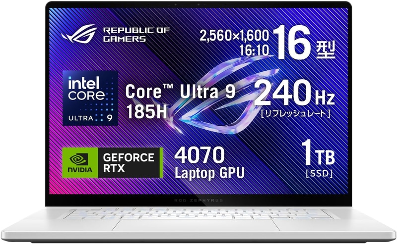 「ROG Zephyrus G16 GU605MI」