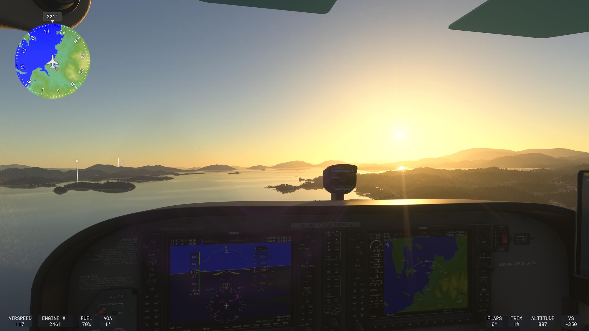 瀬戸内海の島々の様子。フォトリアルで非常に美しい