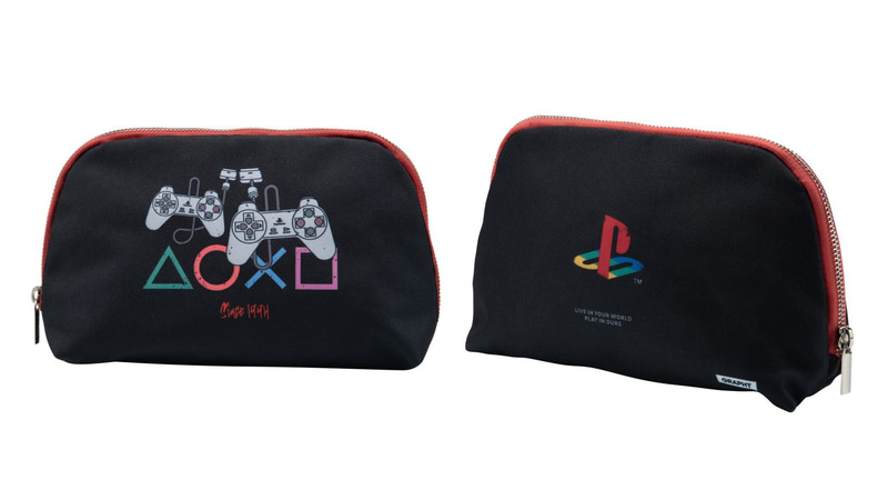 Heritage トラベルポーチ / PlayStation（ホワイト / ブラック）、価格：各2,970円