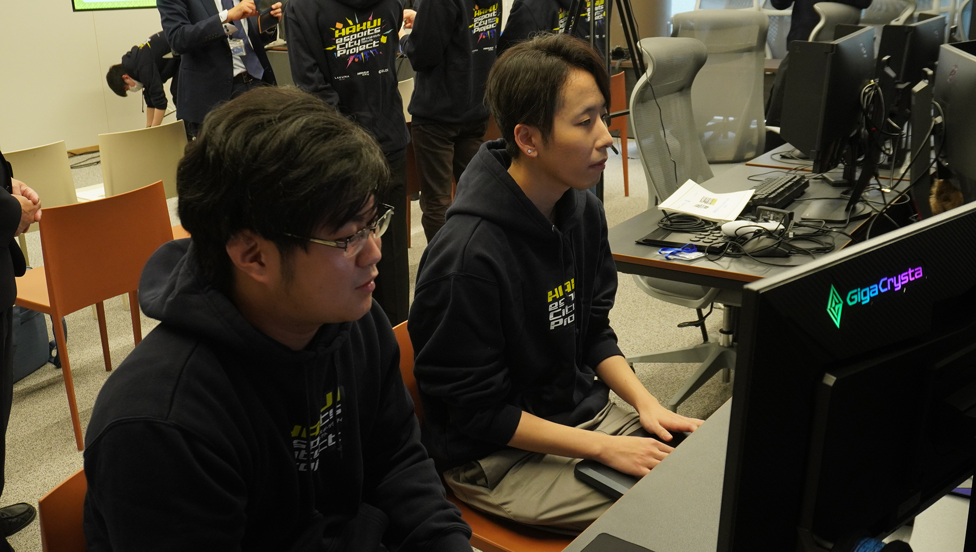 KITの学生たちによる「スト6」のプレイデモも披露された