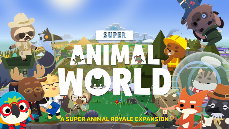 「Super Animal World」はバトロワメインだった「Super Animal Royale」に新たな遊びをもたらすコンテンツだ