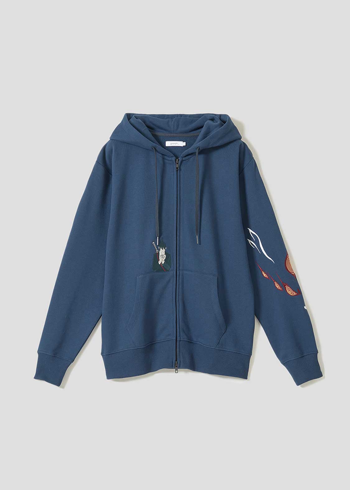 早川アキ｜裏毛ジップパーカー：8,900円