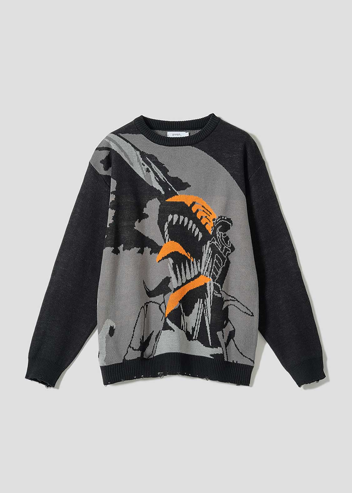 チェンソーマン 叫び｜ジャカードニット：7,900円