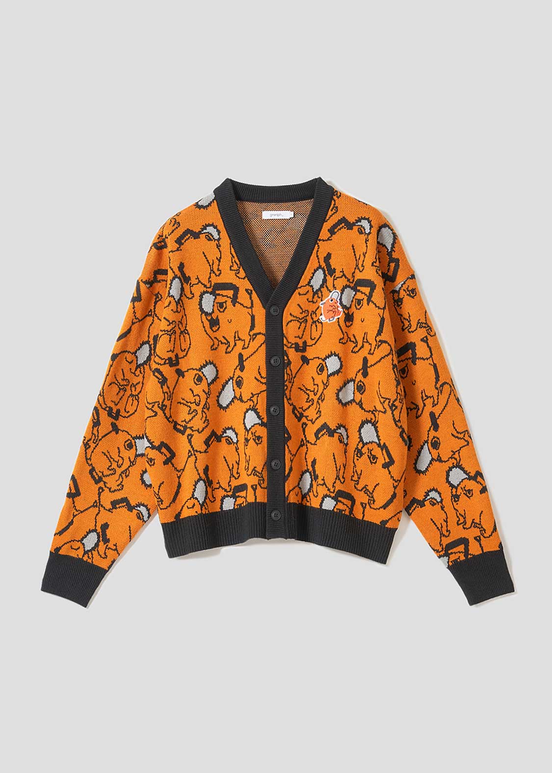 ポチタ パターン｜ジャカードカーディガン：7,900円