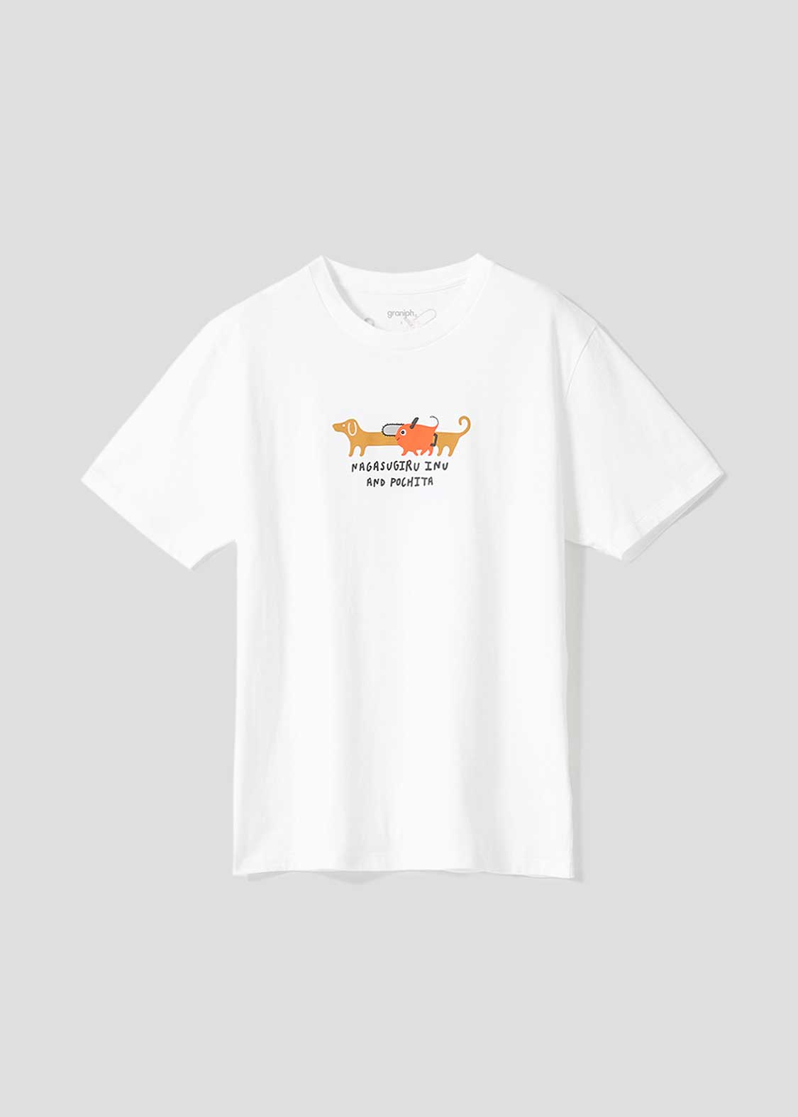 ナガスギルイヌとポチタ｜Tシャツ：3,500円
