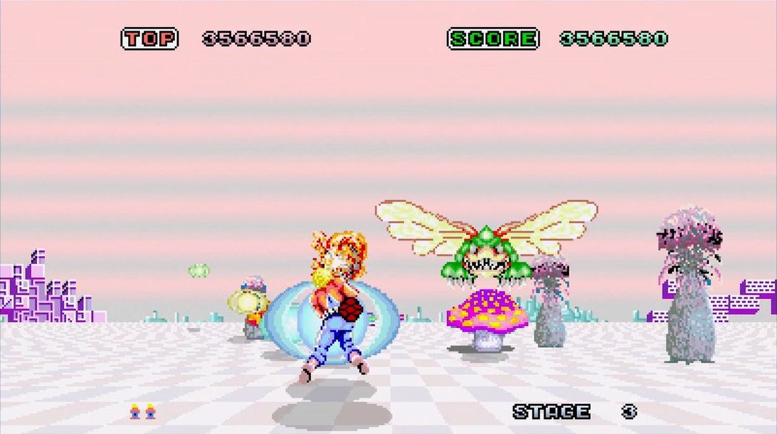 ※写真はNintendo Switch版「SEGA AGES スペースハリアー」で撮影（以下同）