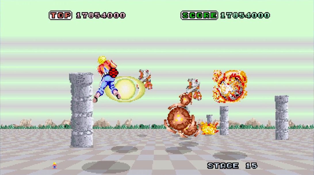 ※写真はNintendo Switch版「SEGA AGES スペースハリアー」で撮影（以下同）