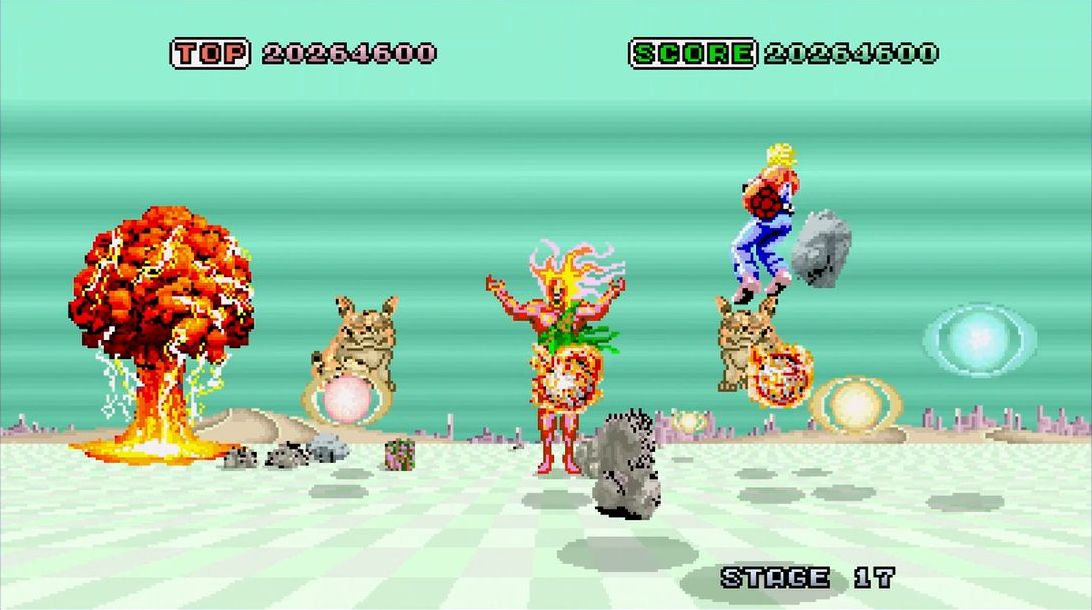 ※写真はNintendo Switch版「SEGA AGES スペースハリアー」で撮影（以下同）