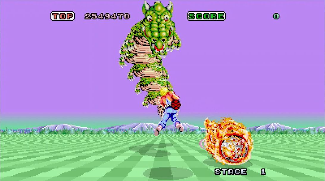 当時の記事で紹介されていたステージ1のボス、スケイラやステージ7に出現するマンモスなどの迫力は衝撃だった