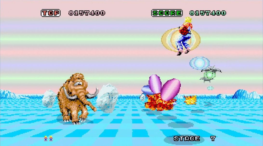 当時の記事で紹介されていたステージ1のボス、スケイラやステージ7に出現するマンモスなどの迫力は衝撃だった