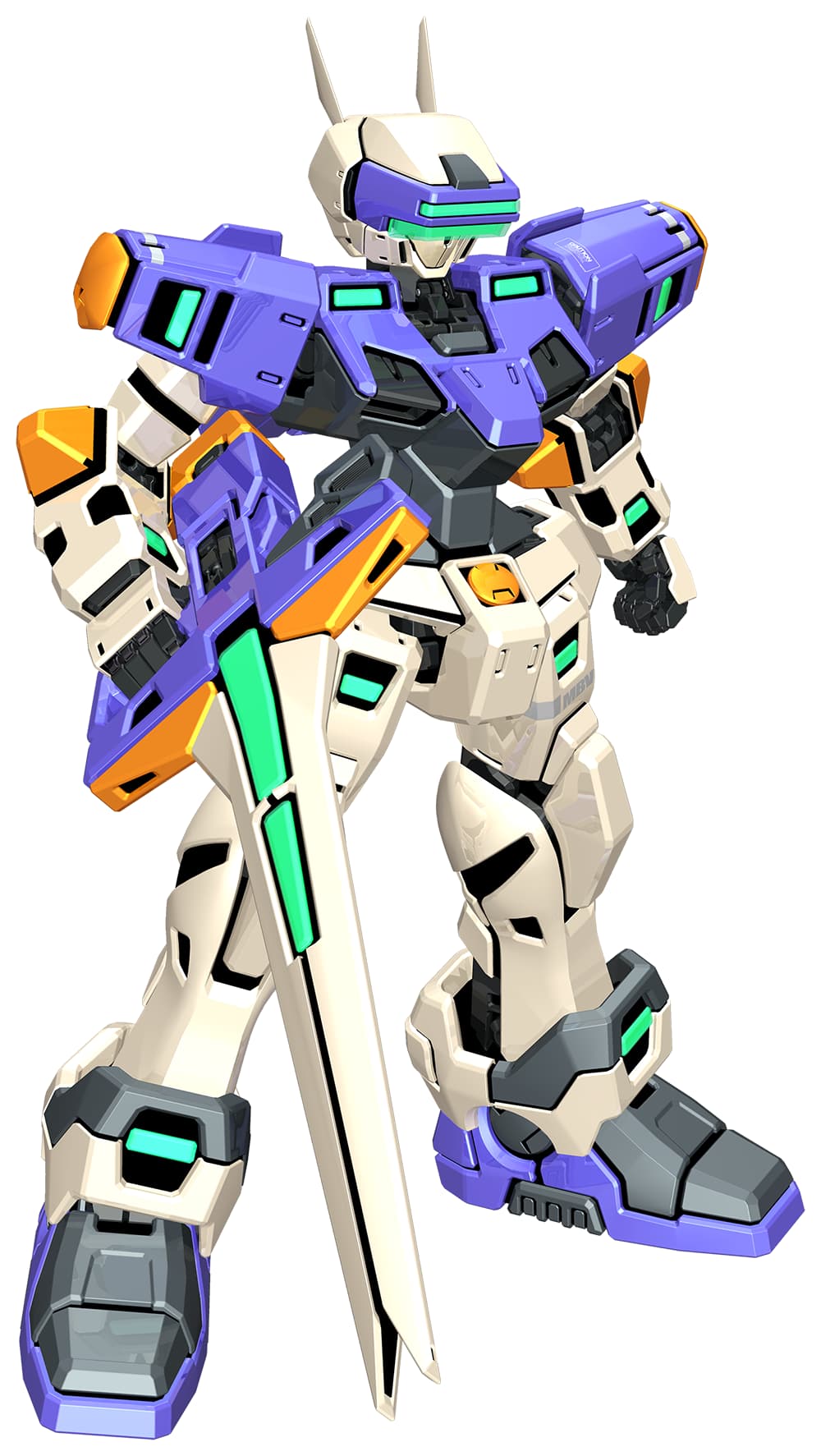 本作の主役機的な位置づけのテムジン。機体のシルエットは以降のシリーズでも一貫して崩されないまま進化を遂げている