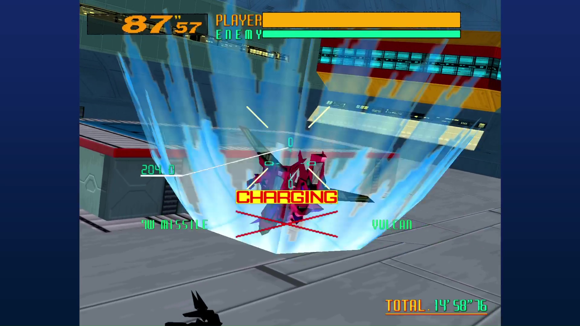 隠し攻撃が存在する機体もある。これは「バイパーII」の「S.L.C.ダイブ」。強力だが相手がジャンプをするとヒットしないという大きな弱点も