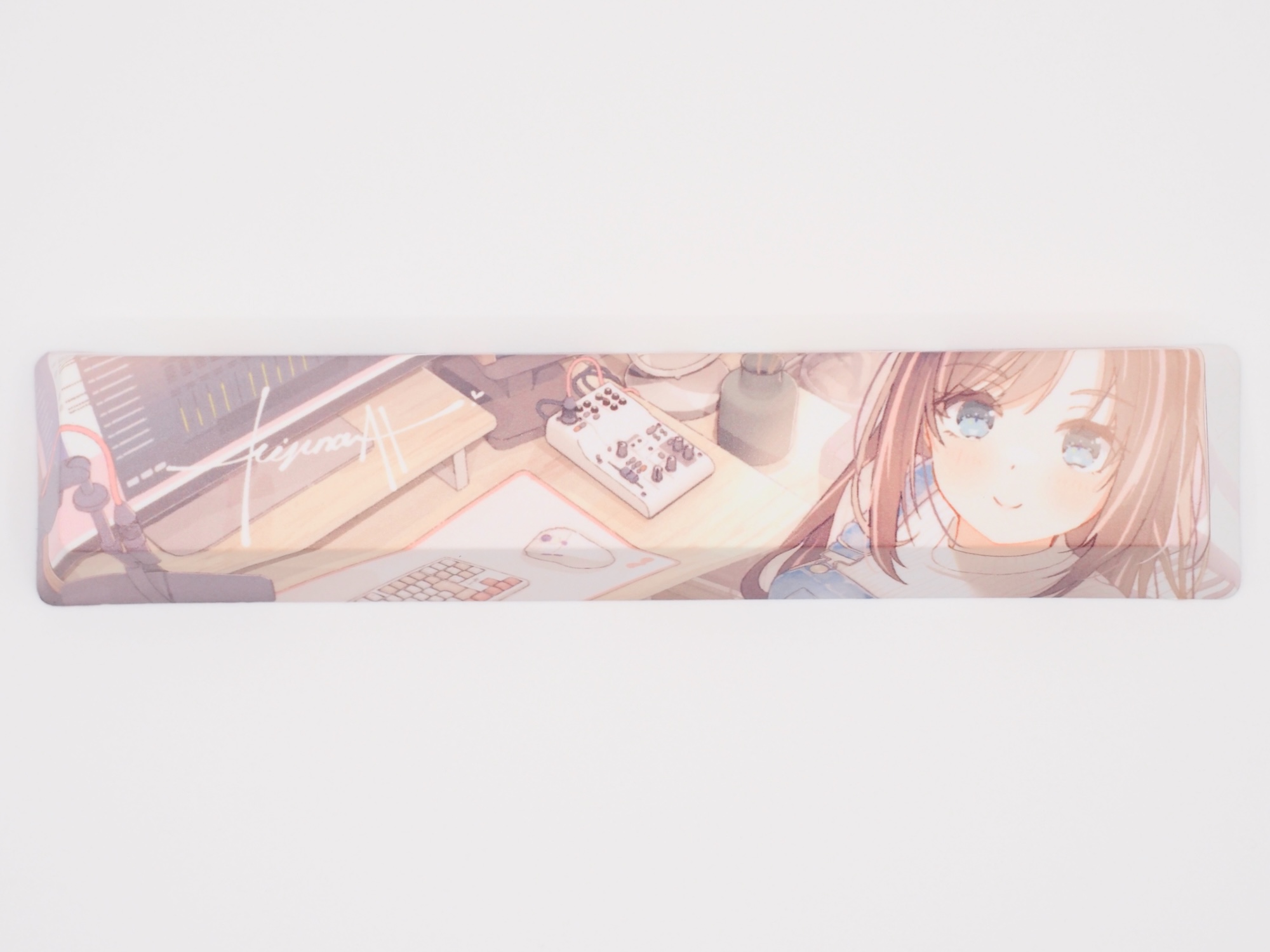 難易度の高い「5面昇華印刷」を採用したスペースキー用の交換用キーキャップ