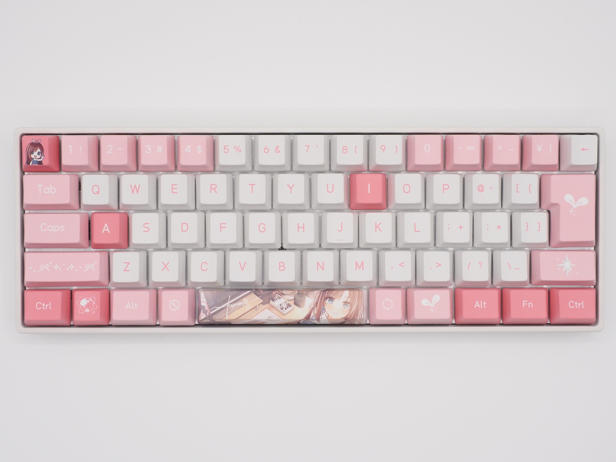 実際にキーボードに装着