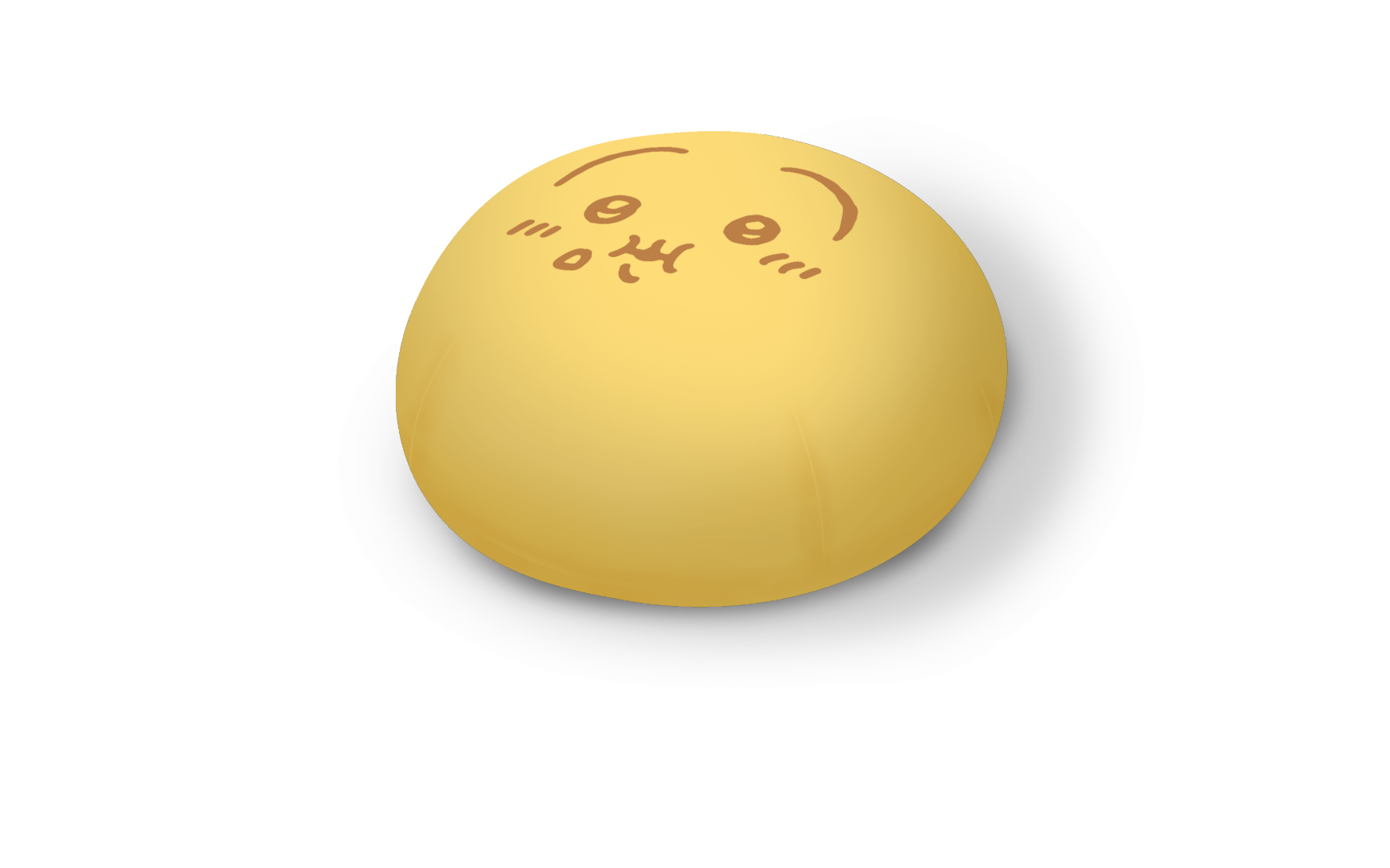 ちいかわオリジナルデザイン 中華まんビーズクッション（うさぎ）