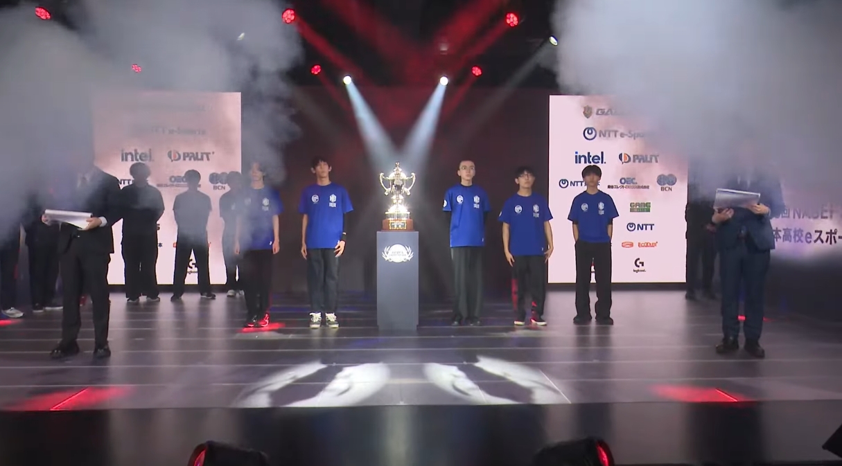 「Hide or Push」の選手。左から、liyu選手、大魔獣選手、Local bakery選手、HoP tatara選手、久遠の愛情選手