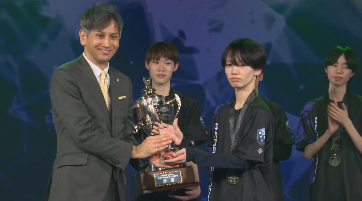 ベストプレーヤー賞を獲得したルネサンス大阪高等学校 梅田eスポーツキャンパス「なめくじブラザーズ」のHyacine選手