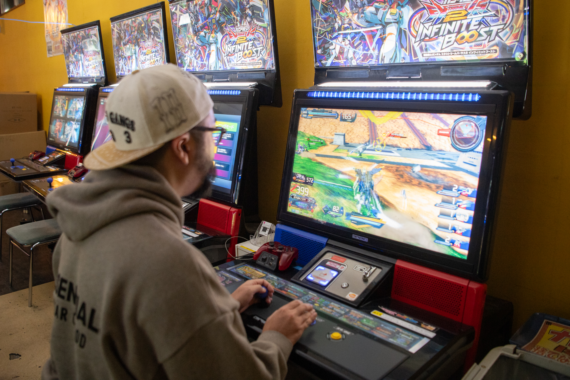 まずはいつも遊んでいる「機動戦士ガンダム エクストリームバーサス2 インフィニットブースト」から