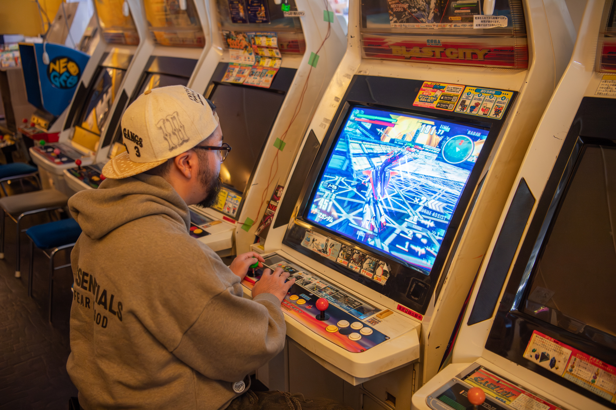 2009年稼働の「機動戦士ガンダム ガンダムVS.ガンダムNEXT」もプレイ