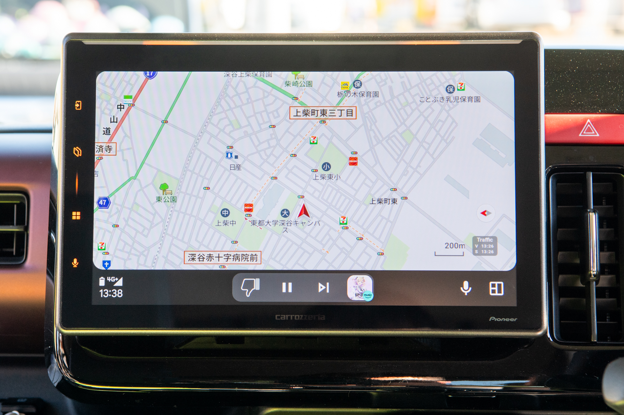 今回搭載されたディスプレイオーディオ「DMH-SF900」はカロッツェリア最新モデル。