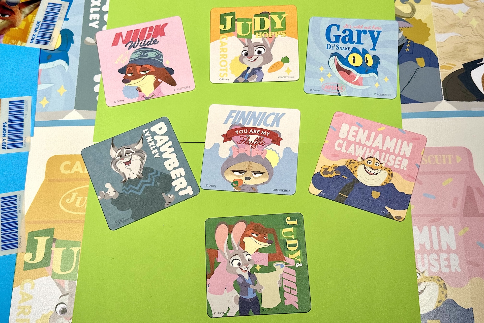 【ドリンク注文特典】オリジナル紙コースター（全7種）