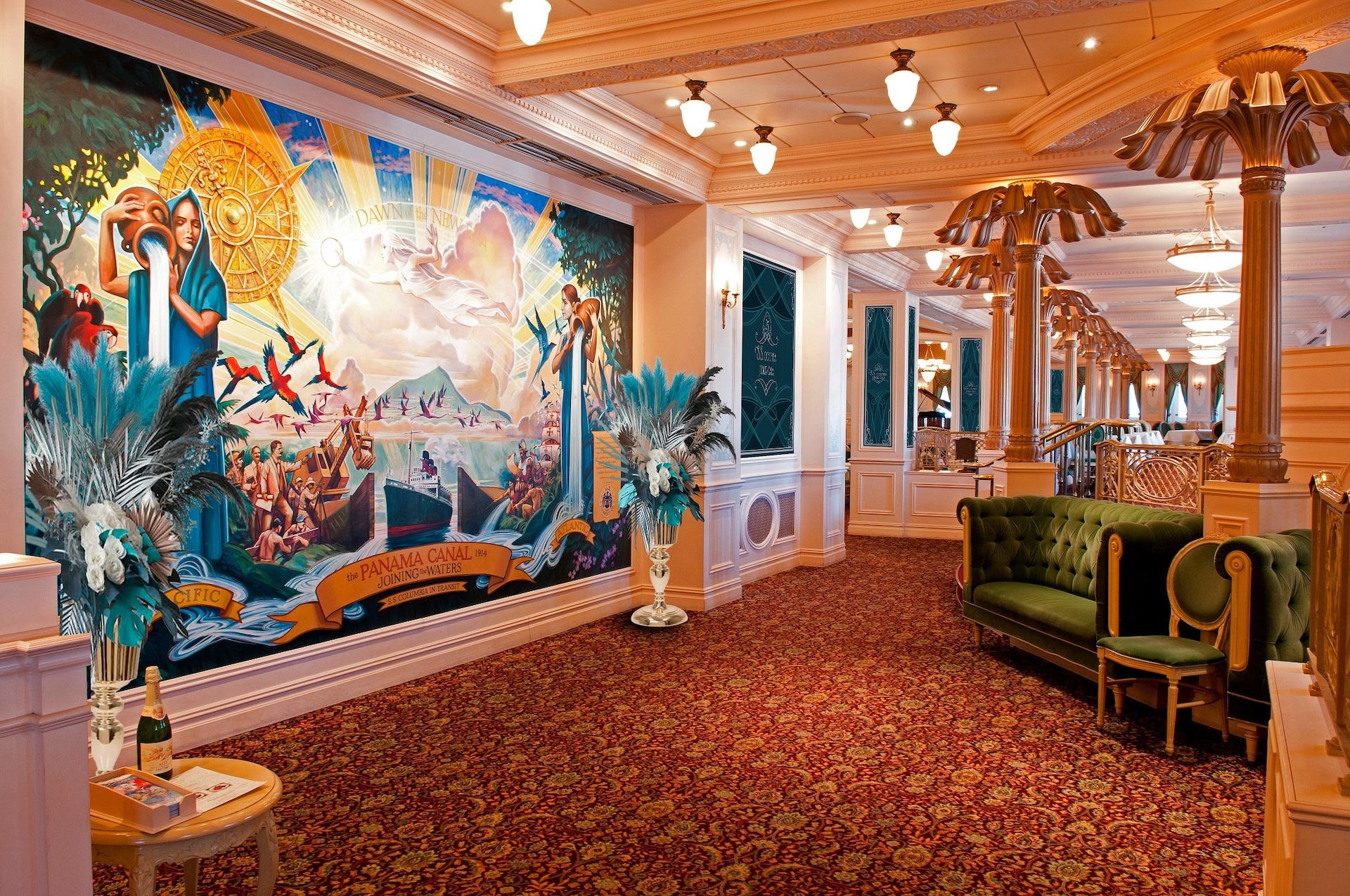 「S.S.コロンビア号 ジュビリーガラ」店内デコレーション