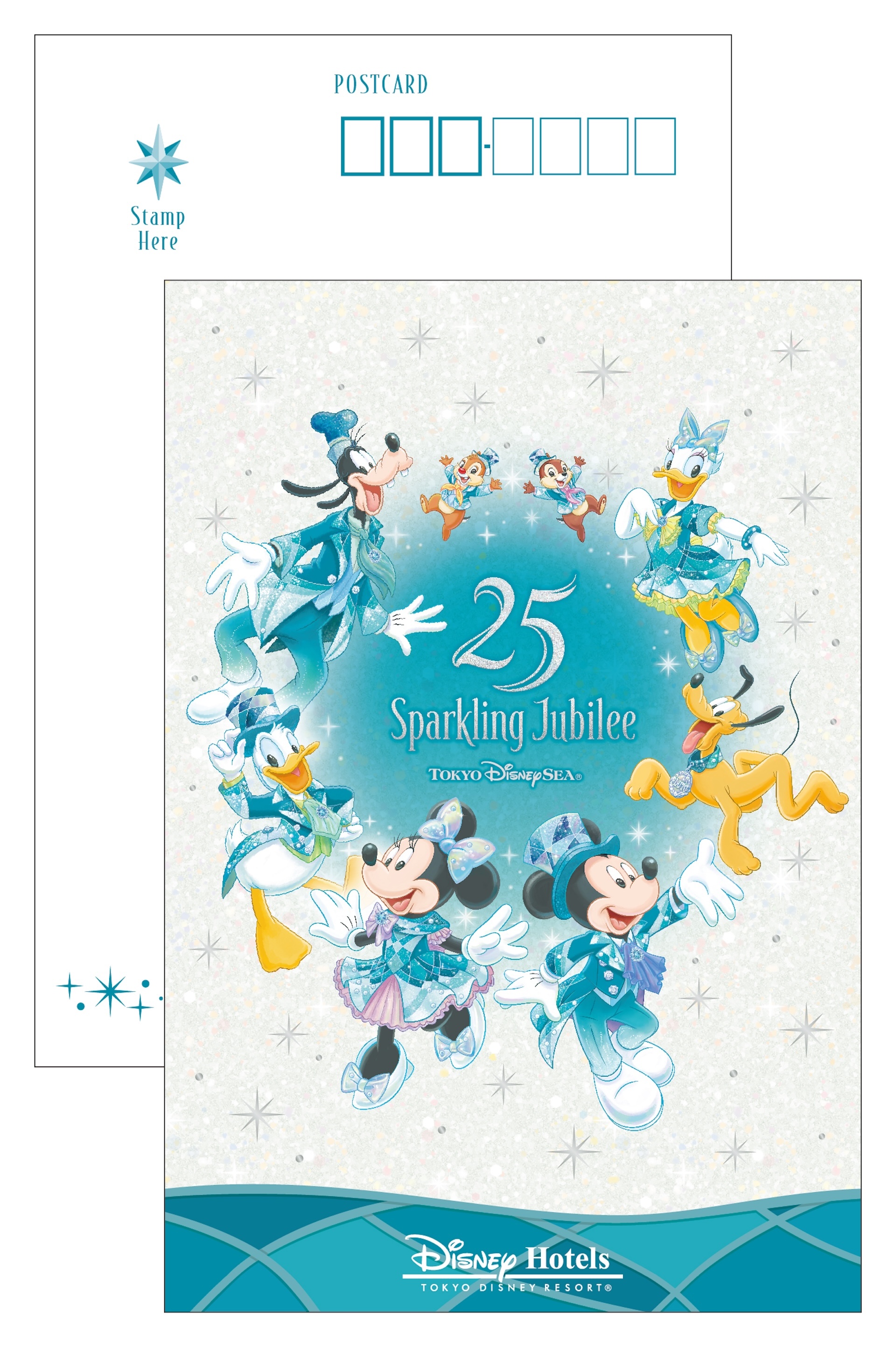 期間中に滞在すると持ち帰り可能なポストカードが用意される