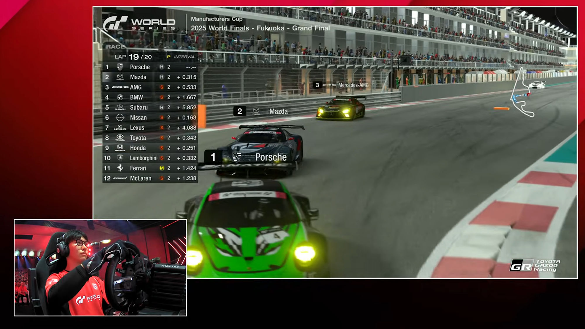 レース最終盤に波乱を起こしたのが「メルセデスAMG」。怒涛の追い上げでトップ集団に登りつめた