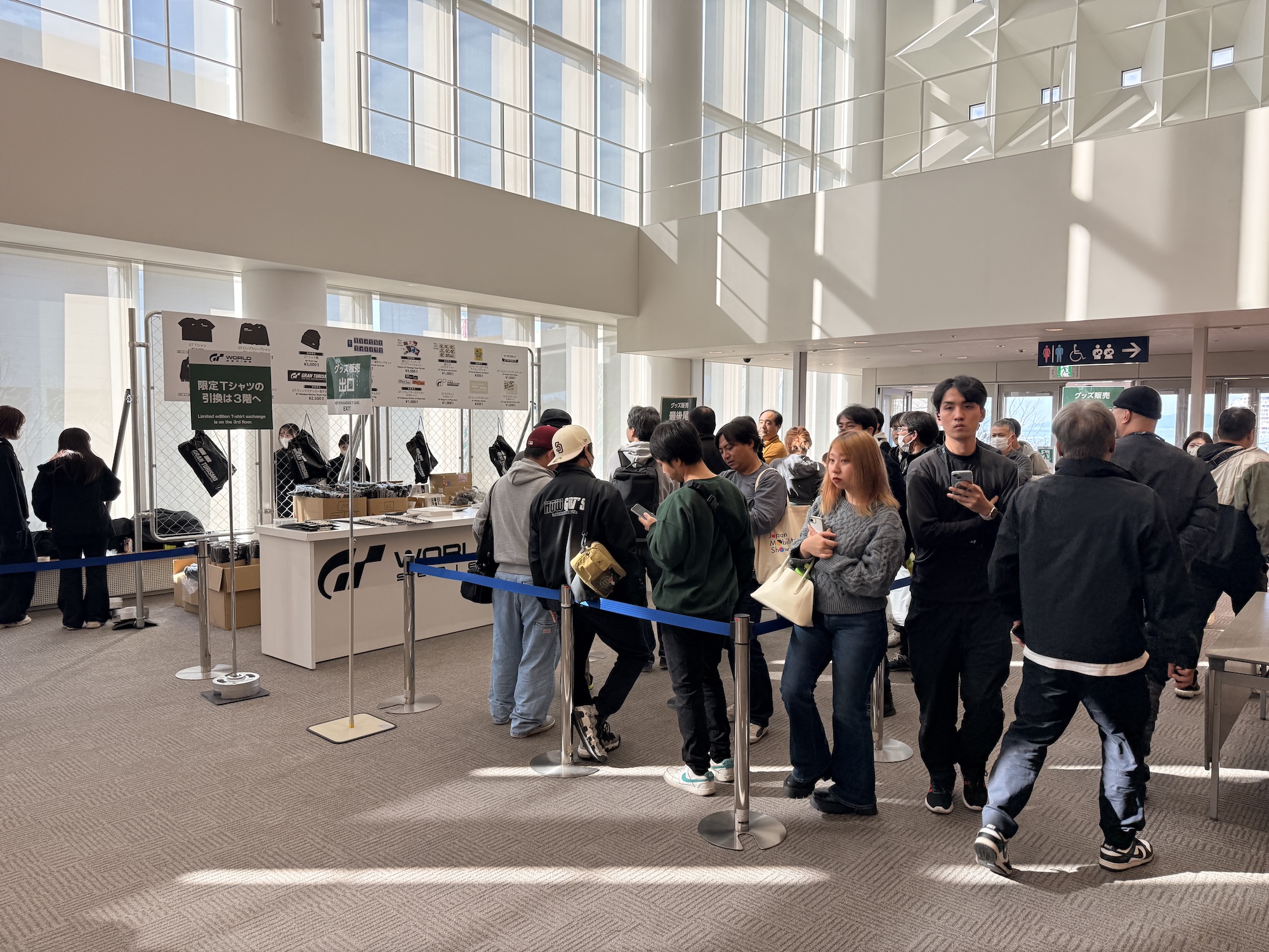 会場でのグッズ販売