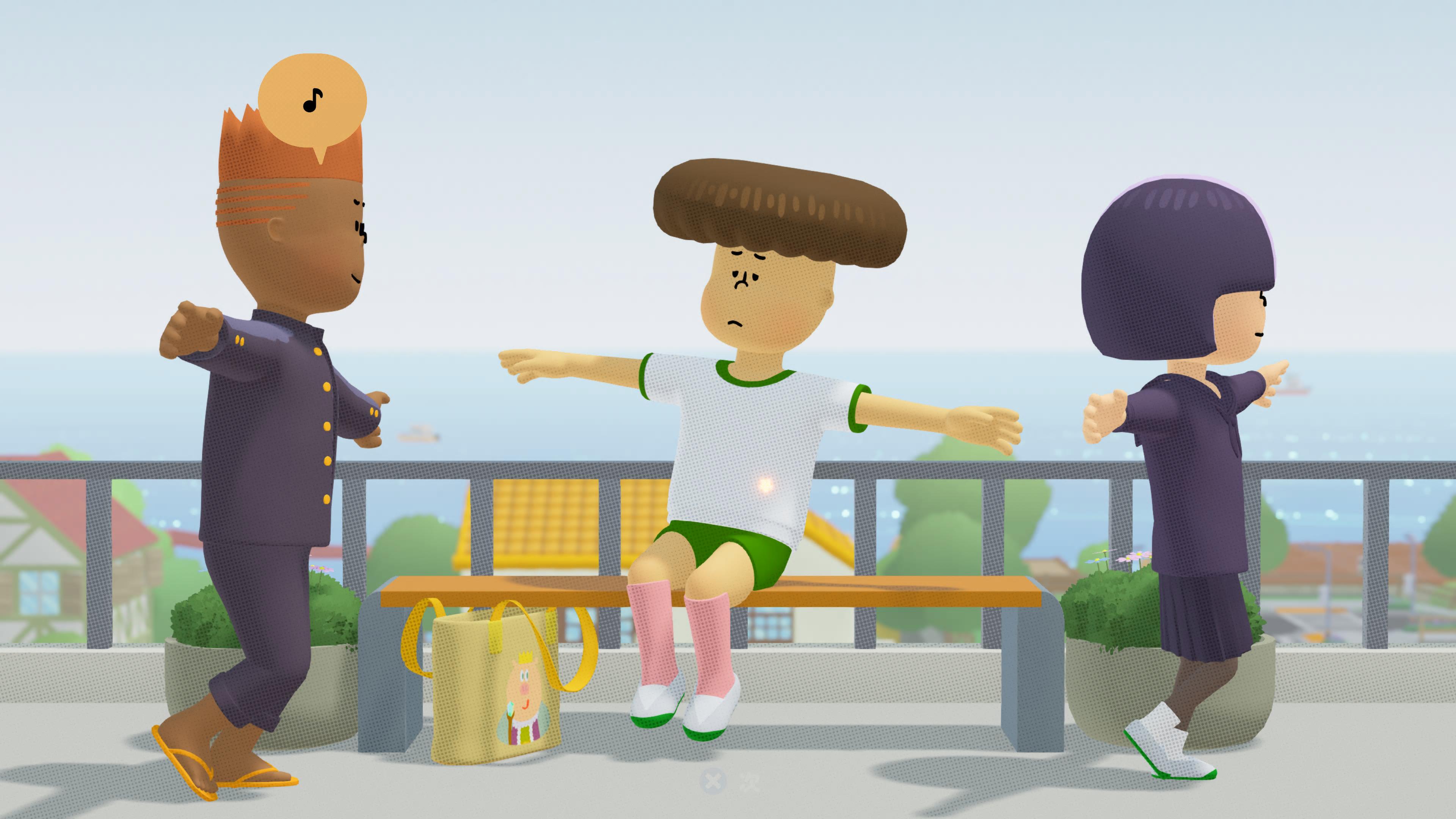 Tポーズをからかって来るいじめっ子たち。この悲しいティーンの顔を見てほしい